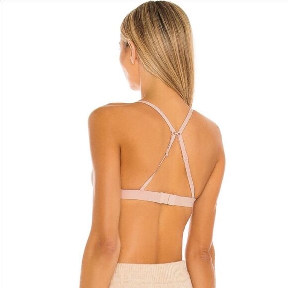 NWT Free People X REVOLVE Oh Scuba Bralette Nude O Ring Triangle Bra S - Picture 5 of 11